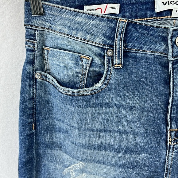Vigoss /Stitch Fix Thompson Tomboy Jeans Sz 30 Blue Denim Mid Rise NWT - Picture 5 of 15